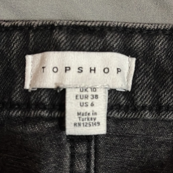 Top shop jean mini skirt - Picture 4 of 4